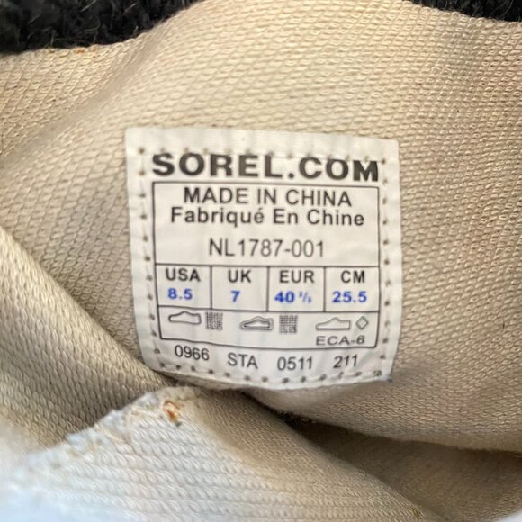 Sorelia Earhart 2011-12 Plaid Mid-Calf Boots Sz 8.5 - Picture 11 of 14